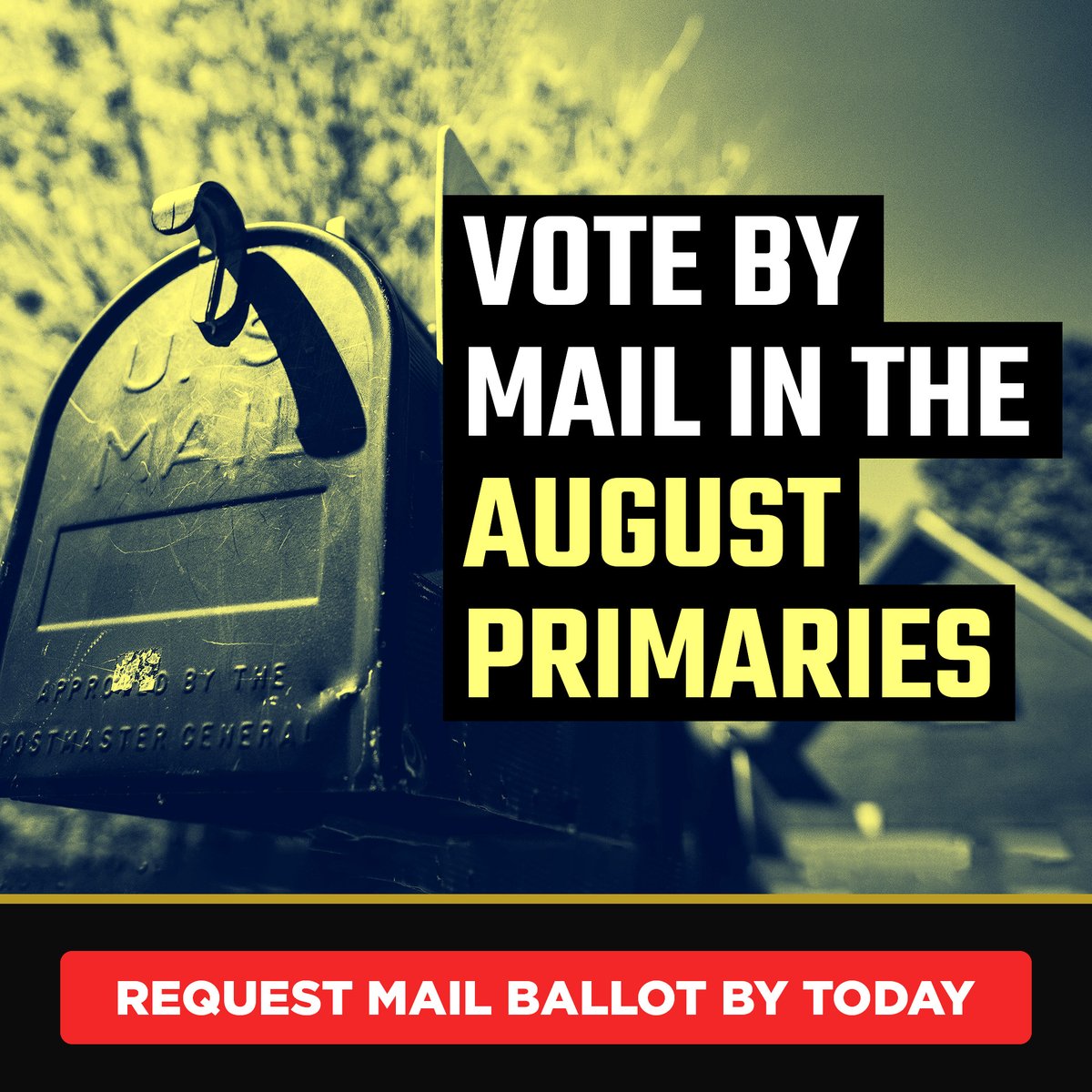 Today is the LAST DAY to request your #VoteByMail ballot for Florida's August Primary Elections! When our community VOTES, our community WINS. Sign up by 7 PM ET by going to ➡️ BlackOut.vote