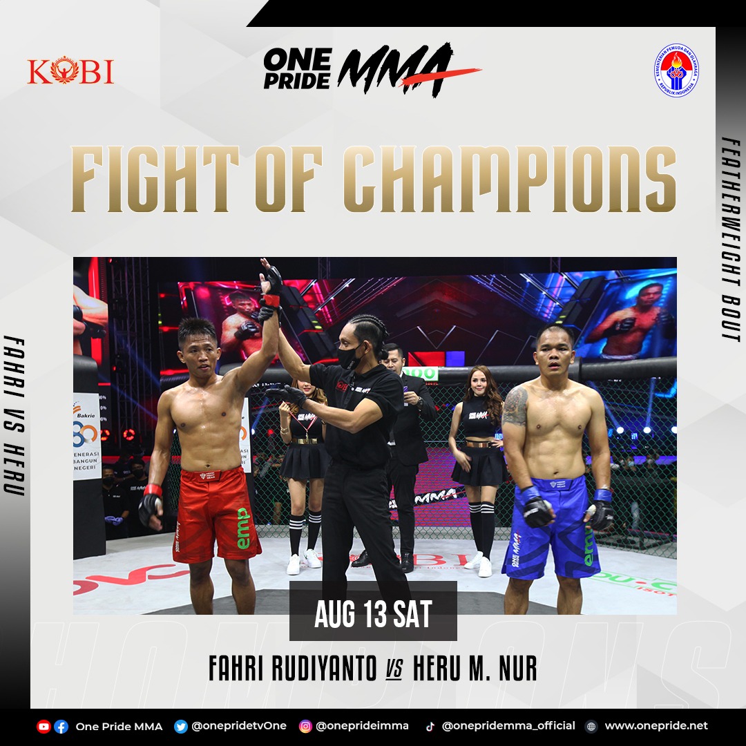 onepride_mma's tweet photo. Tampil apik, Fahri berhasil mengalahkan Heru dengan teknik Americana pada ronde 2
.
#OneprideMMA #OnepridetvOne #FightNight61 #KOBI https://t.co/Xm9kSk0dYT