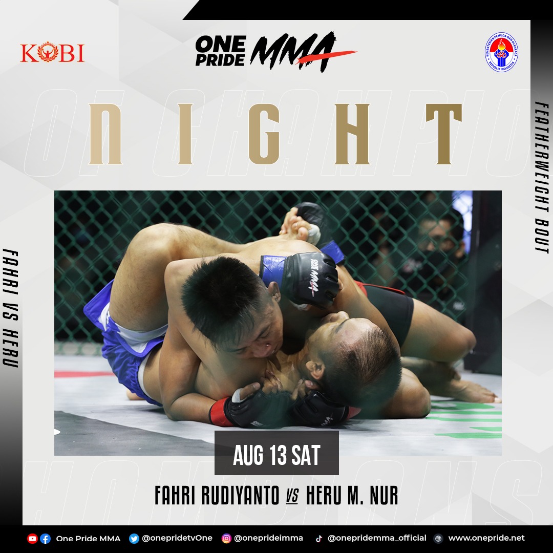 onepride_mma's tweet photo. Tampil apik, Fahri berhasil mengalahkan Heru dengan teknik Americana pada ronde 2
.
#OneprideMMA #OnepridetvOne #FightNight61 #KOBI https://t.co/Xm9kSk0dYT