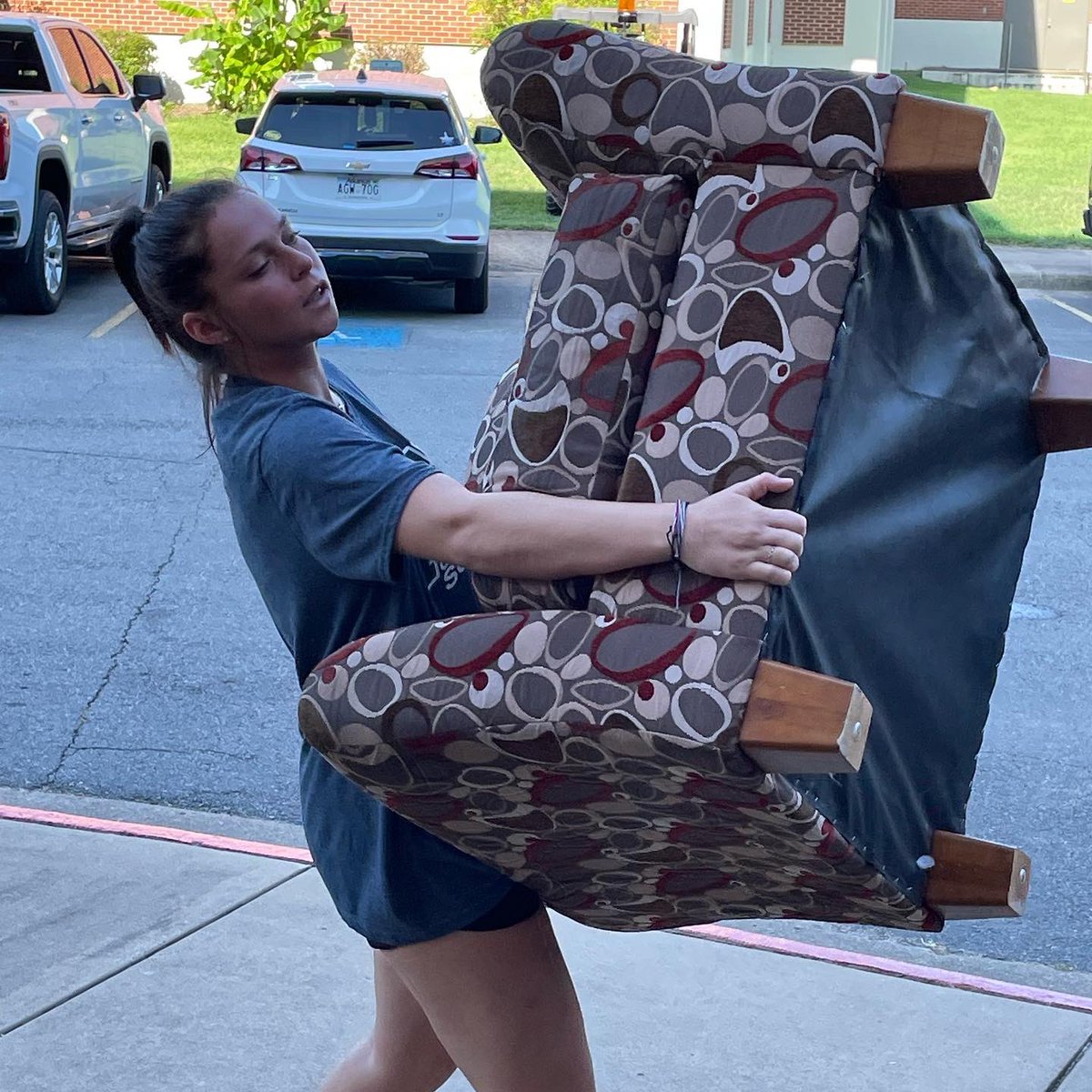 ATU_Athletics's tweet photo. We had fun last night and today we are back to work 🦾!

 Love seeing our athletes out helping new Tech students move in! https://t.co/Nq4OFfwuqr