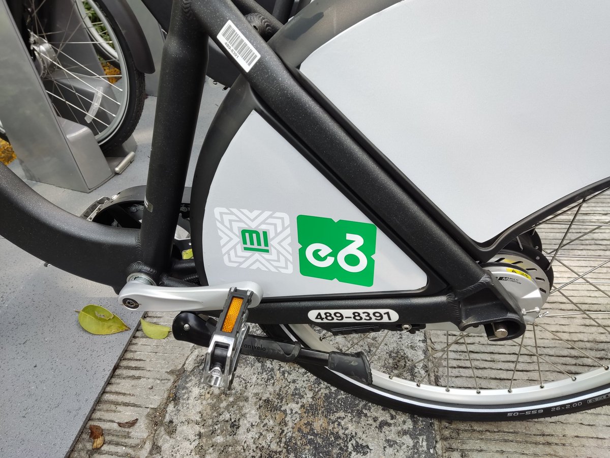 pagolamx's tweet photo. Me encantó la nueva @ecobici 

Ya tendremos 50 estaciones y 5 más diarias !!
Cuidemoslas cómo propias para que nos duren!!
🙌🏼🙌🏼🙌🏼🙌🏼 https://t.co/10KqC2ZWyq