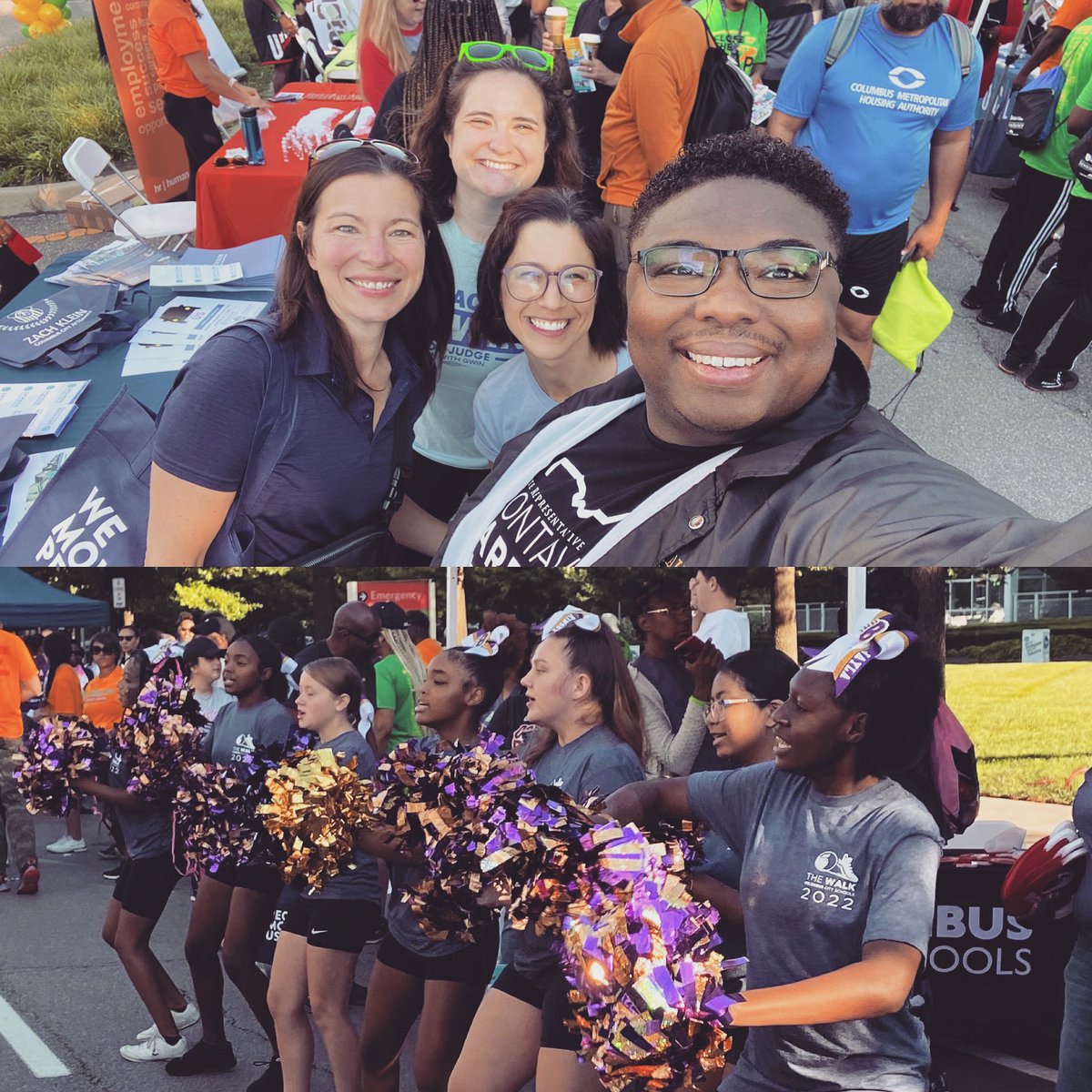 K_Boggs18's tweet photo. It’s an early morning but lots of good vibes and positive energy at the African American Male Wellness Walk! https://t.co/ZQ2mJfI11l