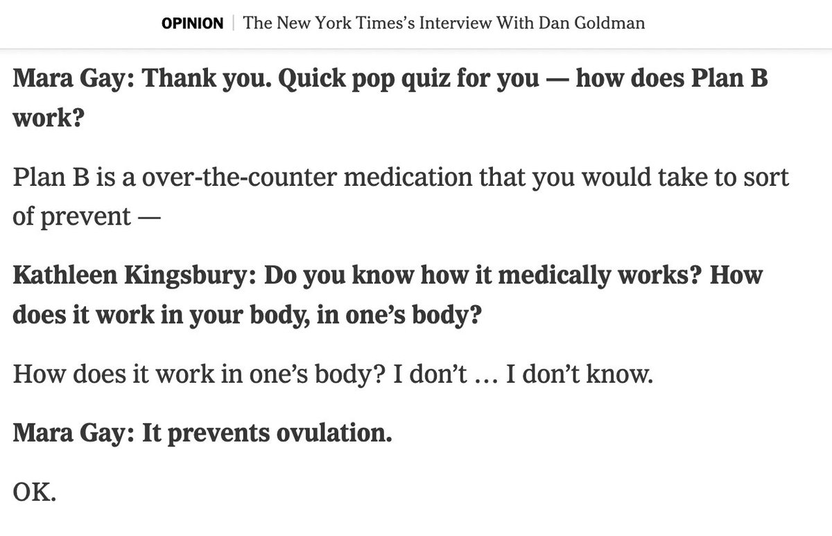 None of the men @nytimes just endorsed knows how Plan B works. Comforting. 