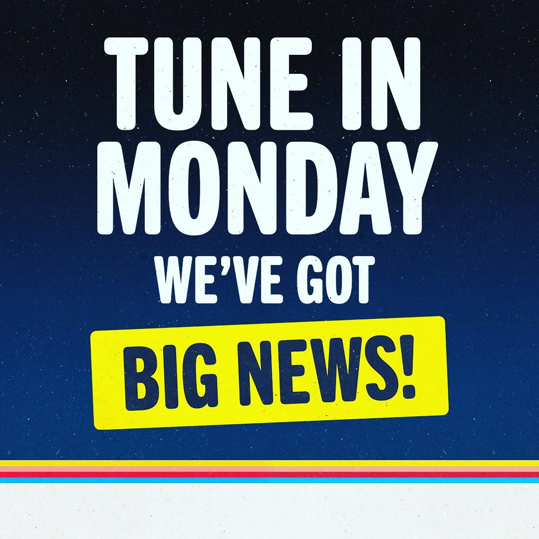 Are you ready for a big tour announcement? Tune in at 10am on Monday morning to find out who were working with in 2023 🤩