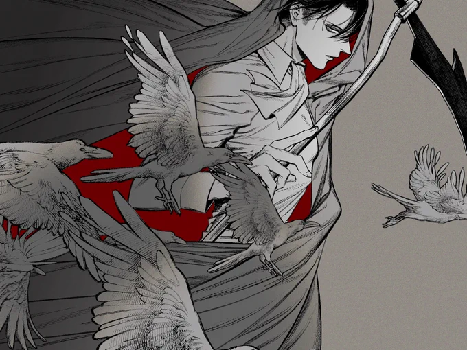 #levi1drawing 「迎へ人」8/14 23:30-24:40 