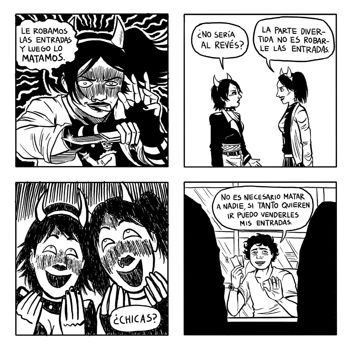 Maanmori's tweet photo. Parte final de "Teloneros" ¡El concierto del año ya está aquí!
#webcomic #makecomics https://t.co/9lyp3o9G37