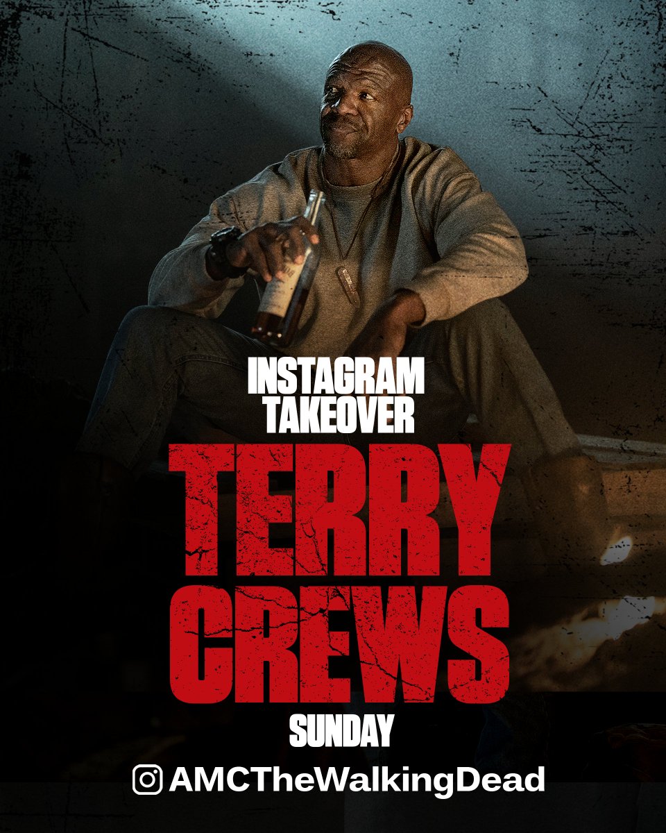 .<a href="/TerryCrews/">Terry Crews</a> is taking over @AMCTheWalkingDead’s Instagram this Sunday! 

Don’t miss him on the premiere of #TalesOfTWD tomorrow!