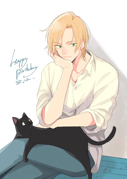ハッピーバースデイ～!(大遅刻)#アッシュ・リンクス誕生祭2022   #アッシュ・リンクス生誕祭2022 