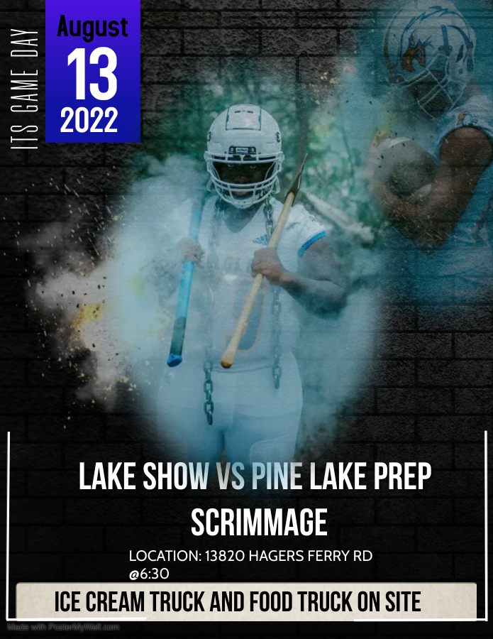 realfarleyfam's tweet photo. SouthLake will scrimmage Pine Lake Prep today at 6:30 @ the Nest. Ice Cream truck will be on site.🏈🪓⚒️

#lakeshow https://t.co/yvWG4LnkiC