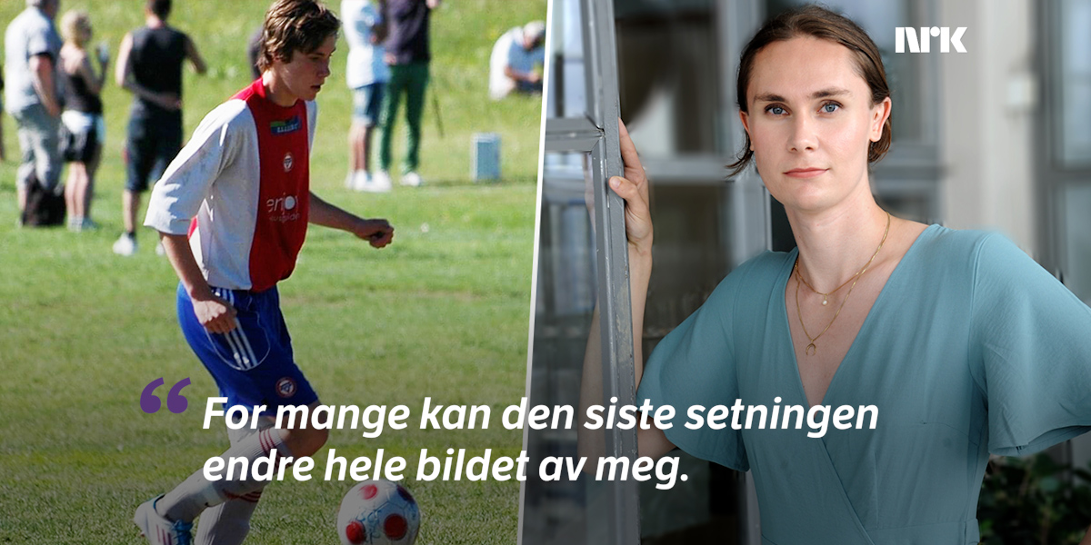 – Jeg er en helt normal person. Jeg er student. Jeg er 26 år. I tillegg så har det seg sånn at jeg er trans, skriver Andrea til Ytring: nrk.no/1.16055042