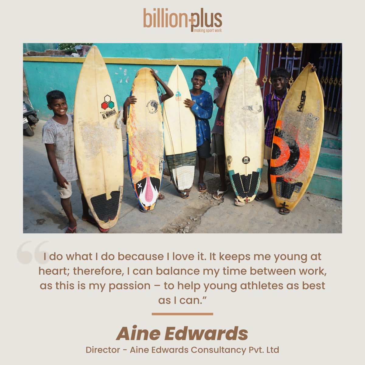 billionplusin's tweet photo. Through her love and passion for surfing, Aine has changed and continues to change lives in the unlikeliest of places and ways! 

Head to the link in our bio to read the full story! 

#MakingSportWork #BillionPlus @AineEdwards https://t.co/NBQFDJsn0s
