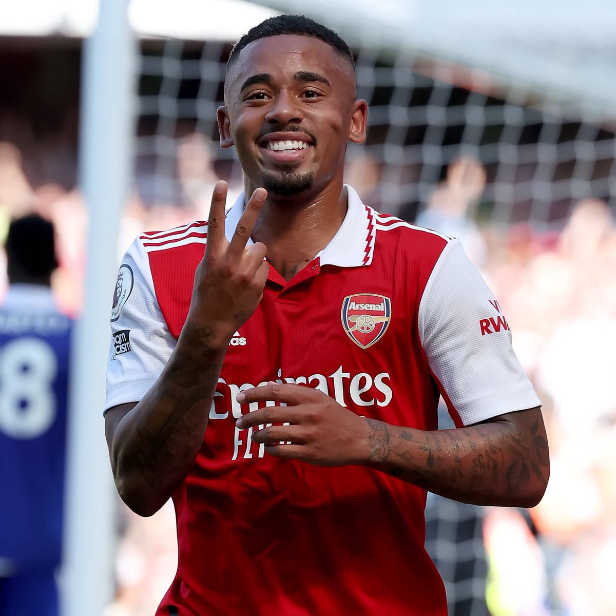 Louis_Akomaye's tweet photo. @premierleague 🔎 | FOCUS

Gabriel Jesus put on a show in his first Premier League match at the Emirates in an Arsenal shirt:

👌 54 touches
⚽️ 2 goals
🎯 7 shots/3 on target
🤦 2 big chances missed
🅰️ 2 assists
🔑 3 key passes
💨 3/4 successful dribbles
📈 10/10

🔥🔥

#ARSLE https://t.co/8jZDeWJMqf
