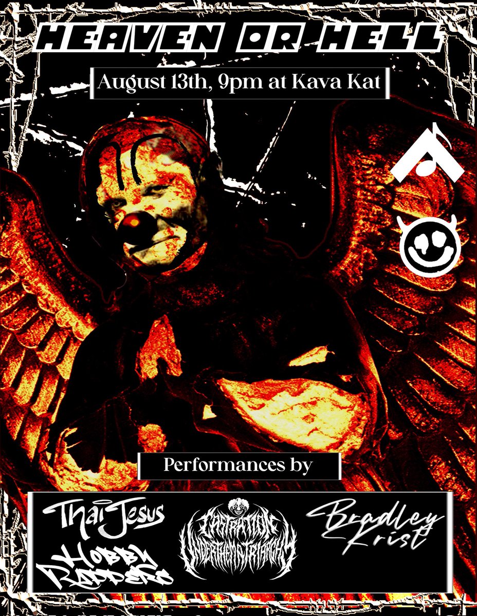 thaijesusmusic's tweet photo. TONIGHT we celebrate the birthdays of our friends Jeremy &amp; Leah with a stacked lineup of locals at Kava Kat.

Performances by:
Castration Under the Matriarchy
Thai Jesus 
Hobby Rappers
and more!

Starts at 8PM tonight, come out and vibe with us! https://t.co/PxCkuN0AVN
