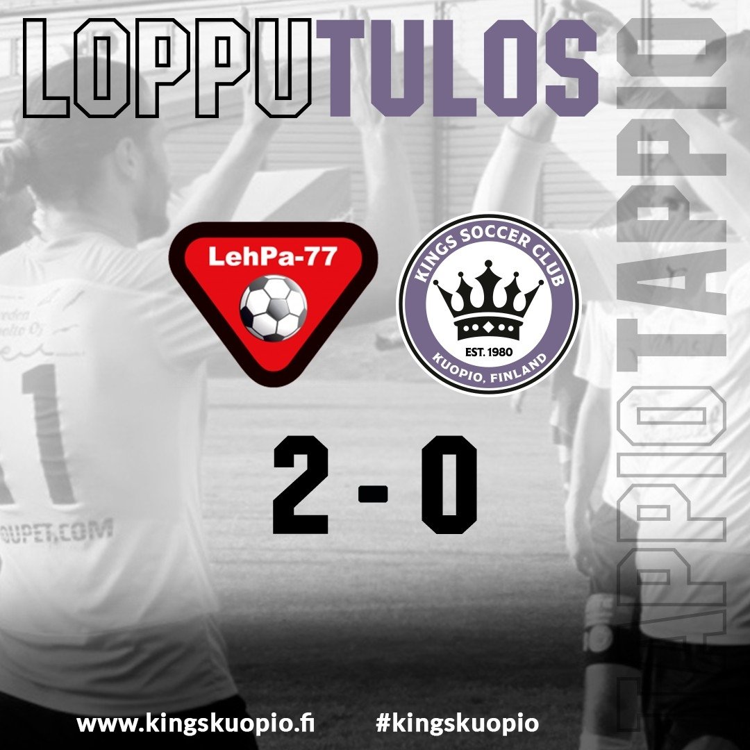 KINGSKUOPIO's tweet photo. Lehmon helteessä tappio.

LehPa vs. Kings SC 2-0 (1-0)

Seuraava ottelu JJK/2 vs. Kings SC 24.8. klo 19:00, Jyväskylä

#kingskuopio #itäsuomenkolmonen https://t.co/XUtl5P0Y8Y