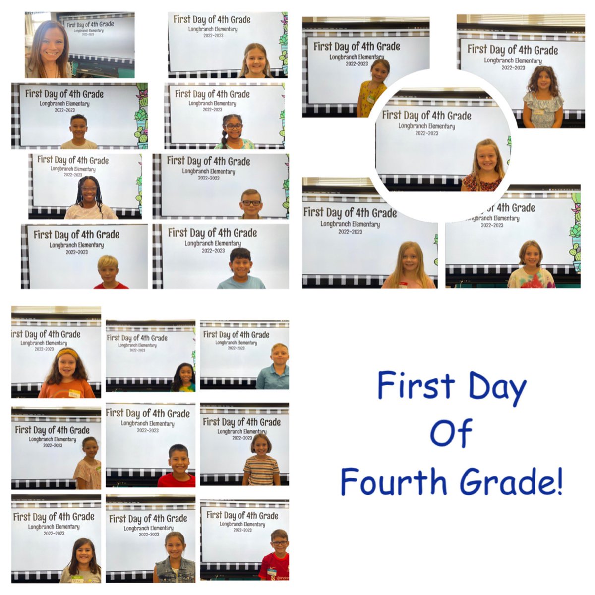 terrific_3rdMsR's tweet photo. First Day of Fourth Grade was a success! This is going to be an incredible year with these leaders! 💛 #MISDProud #leadlearnlove @Longbranch_Elem https://t.co/aMDaJ1Oddm