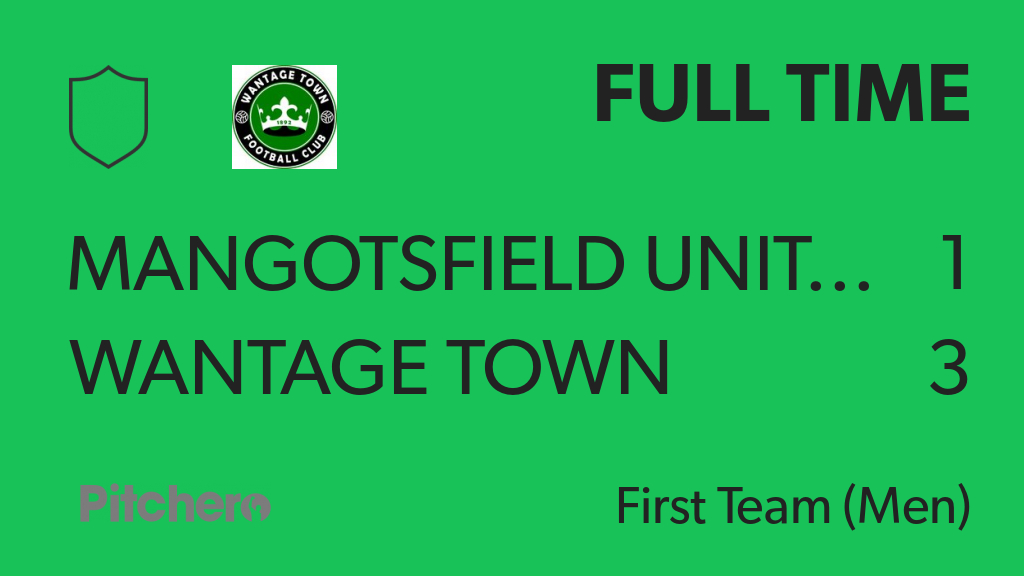 WantageTownFC's tweet photo. FULL TIME: Mangotsfield United 1 - 3 Wantage Town
#MANWAN #Pitchero
@mangotsfieldutd @oxonfootball
https://t.co/6lixP29DfR https://t.co/dr6S1mqp2H