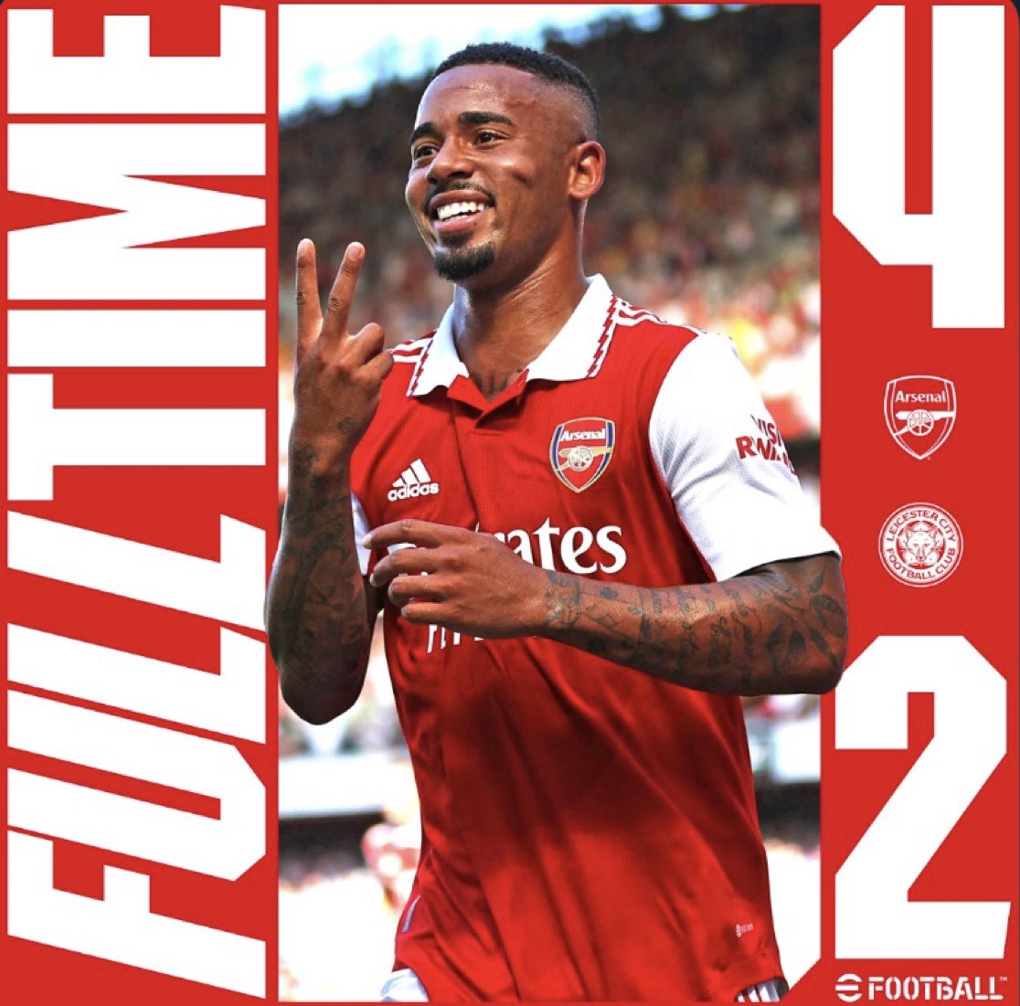 OfficialAFC_ID's tweet photo. Dua laga. Dua kemenangan.

🔴 4-2 🦊 (FT)

#ARSLEI l #AFCIndonesia https://t.co/vHAeshdDZI