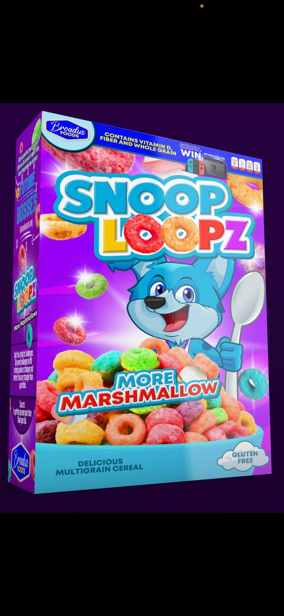 MasterPMiller's tweet photo. MORE Corn, MORE Flavor &amp; MORE Marshmallows that’s what separates us from the Rest. If you like Fruit Loops then you will LOVE SnoopLoopz!! https://t.co/hfDnU5P58H https://t.co/b2VXH3DKKh