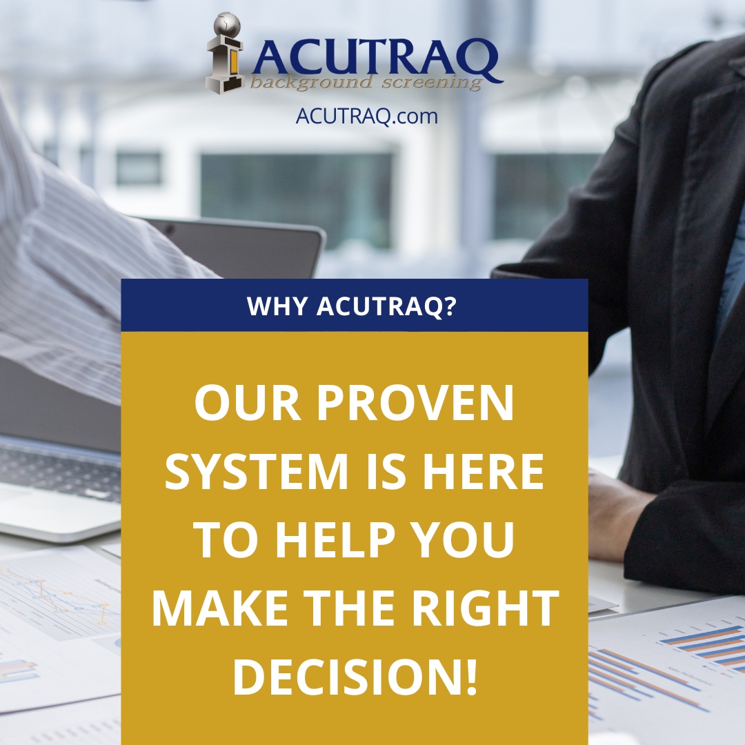ACUTRAQ Background Screening tweet media