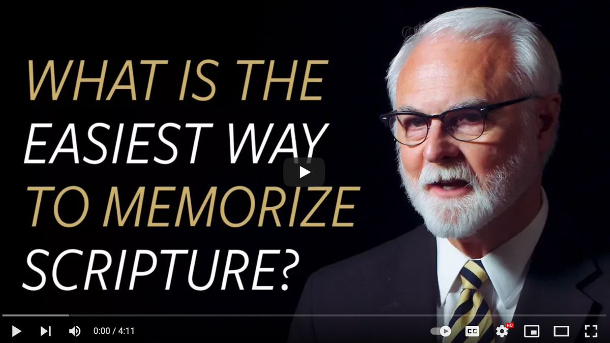 ParentRdMin's tweet image. What's the easiest way for adults to memorize Scripture? youtu.be/68QZQjLjnyY #scripture #bible #scripturememorization
