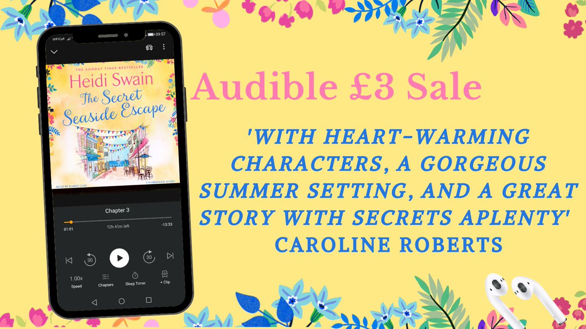 simonschusterE's tweet image. 'A summer delight'
Sarah Morgan

'A ray of reading sunshine!’ 
Laura Kemp

Listen to the perfect summer novel #TheSecretSeasideEscape by @Heidi_Swain now in @audibleuk 's £3 Sale!

adbl.co/3zgoxHC