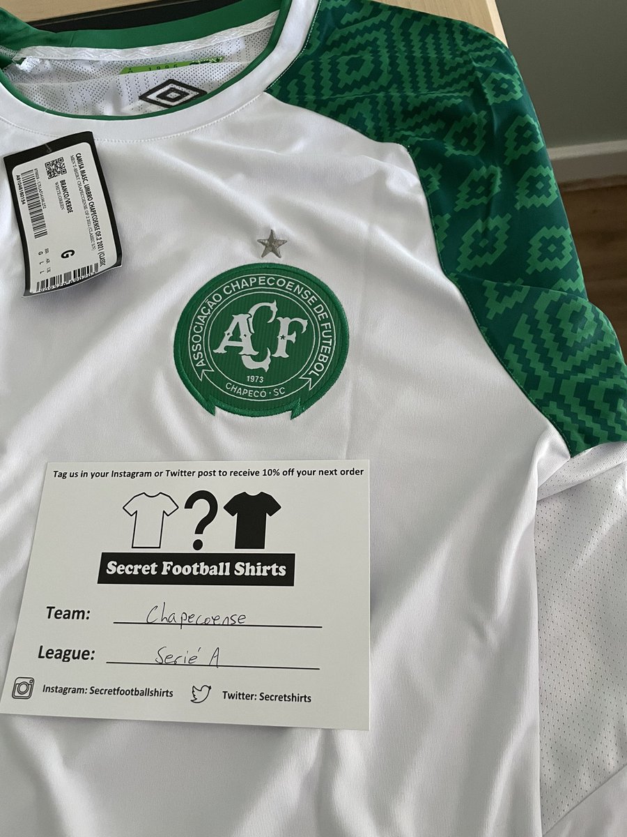 san_miguel73's tweet photo. @SecretShirts 2 fabulous shirts delivered today. Son gets Egypt and Dad gets Chapecoense 👍 https://t.co/DCL6wKnDwM