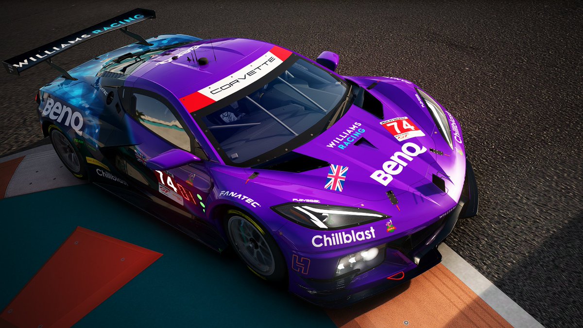 WilliamsRMVW's tweet photo. #AssettoCorsa l THE MACHINES ARE READY

BMW M4 GT3 ⚫️ - @G1II1G 
Corvette C8.R 🟣 - @313Afonso 
Ferrari 488 GT3 Evo ⚪️ - @bernardo_arj 

#Simracing #WilliamsRacingMVW @CupGt3MVW @MultiverseChamp https://t.co/cuq0AaEji5