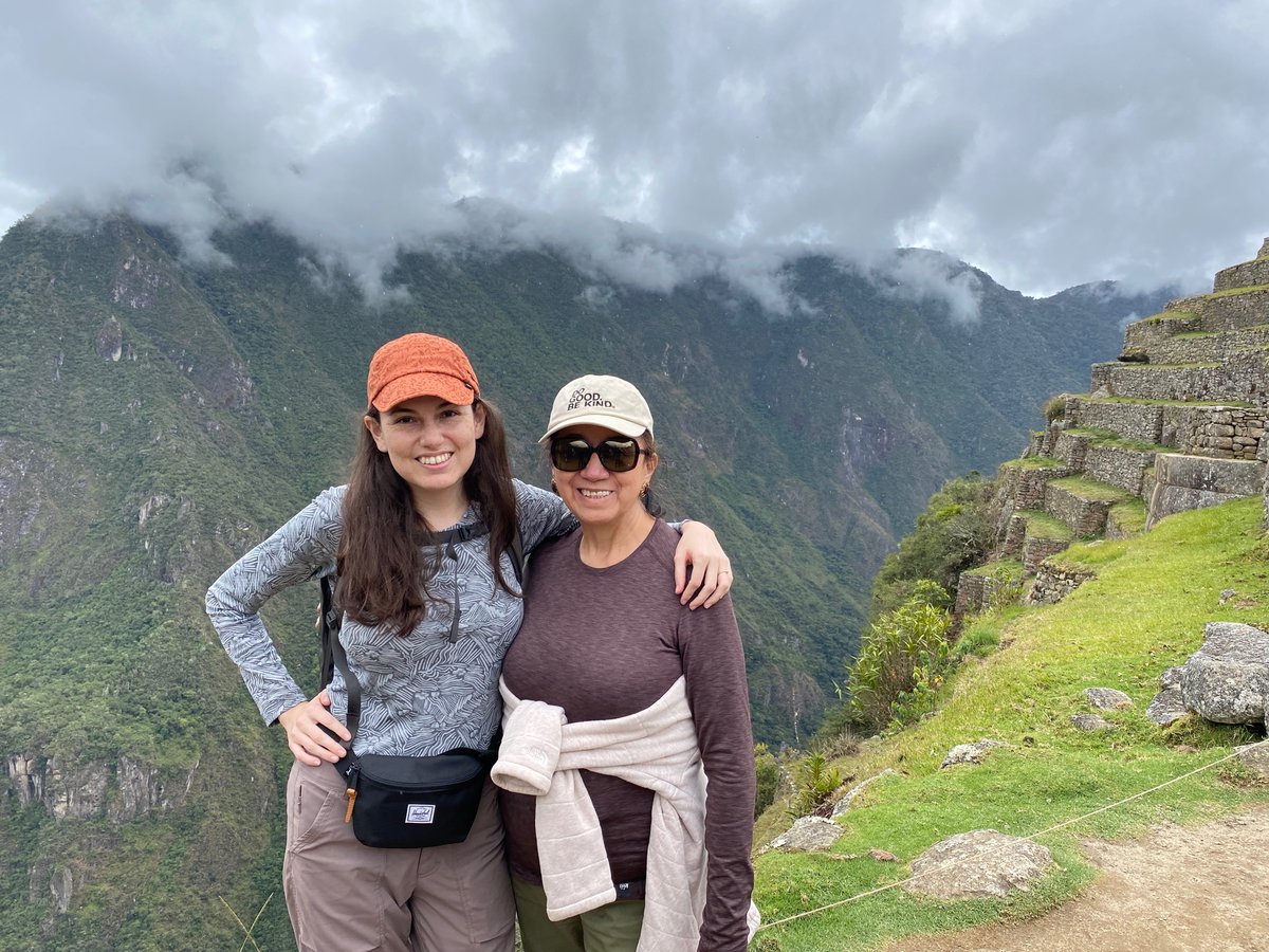bejarista's tweet photo. 12 years ago, a mudslide prevented my mom &amp; I from visiting Machu Picchu. 2 years ago, Covid. Thrilled we finally made it to this site so special to our heritage. 💚 https://t.co/8LjucvjVCu