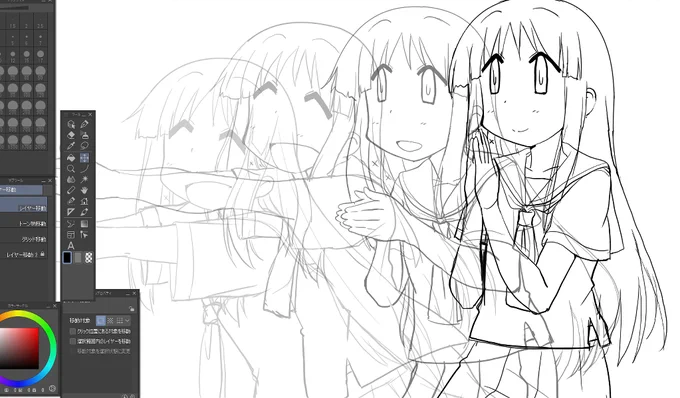 下描きだけで2時間とかヤベぇ💧
寝ます おやすみなさい 