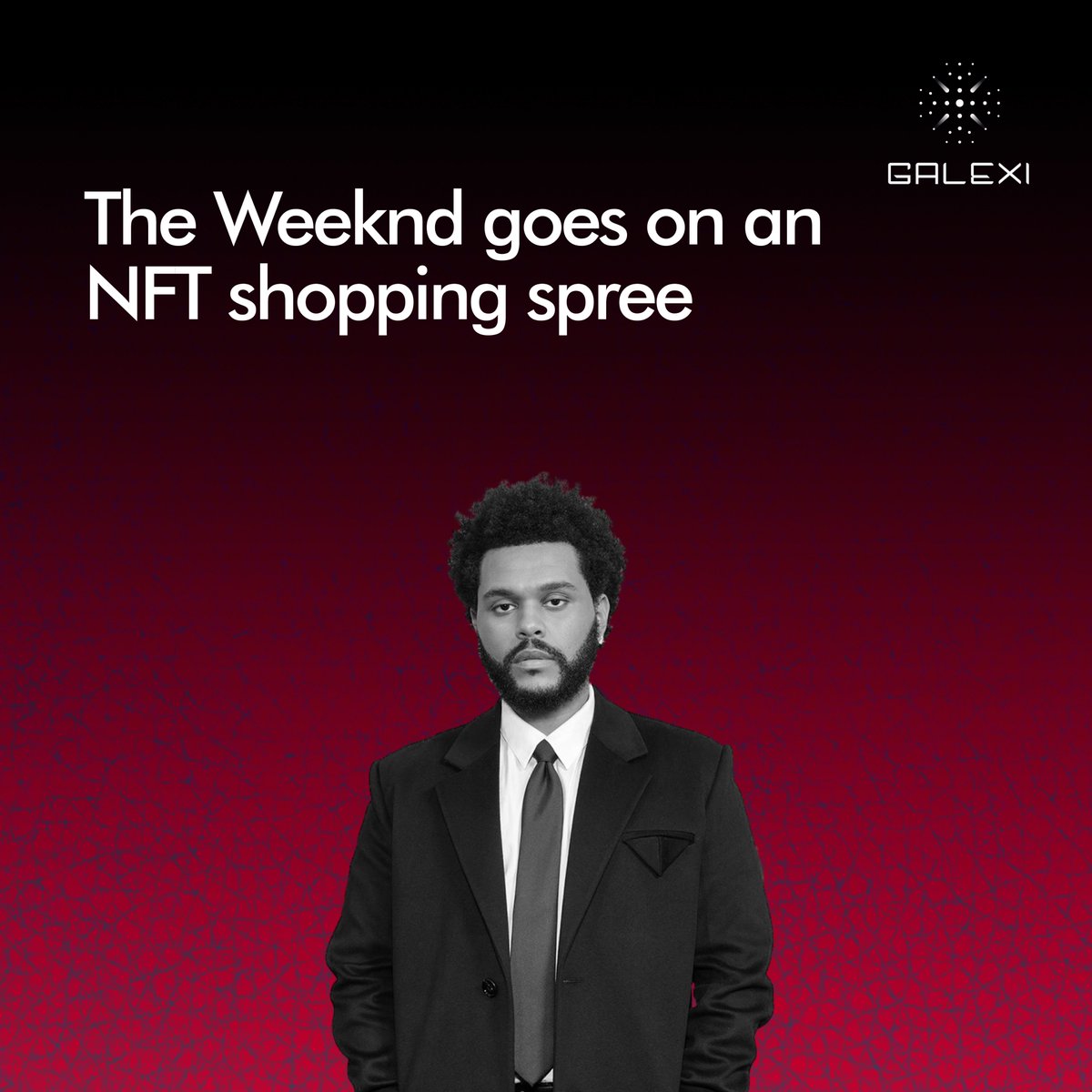 galexiverse's tweet photo. The Weeknd (@theweeknd) just went on an NFT shopping spree - purchasing 40+ ETH worth of NFT by artist @fvckrender.
#theweeknd #fvckrender #fvckrendernft #theweekndnft #shoppingspree #spree #shopping #nftshopping #billboard #nftart #nftartist #metaverse #galexi #galexiverse https://t.co/Ni5tLYxwTI