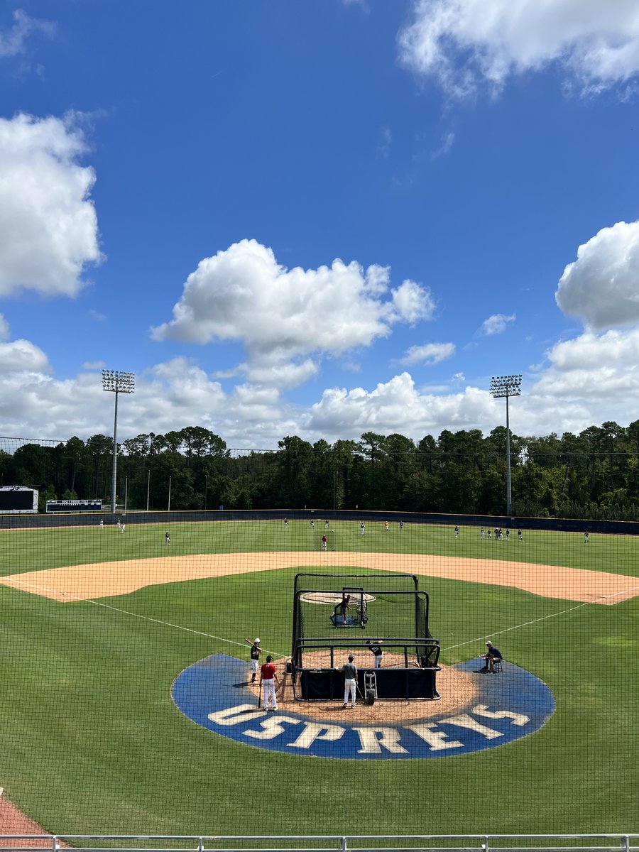 levineturf's tweet photo. Beautiful day for an @OspreyBSB camp. The guys will be back for fall soon, and we’ll be ready. #swoop https://t.co/QRl1BQjZSr