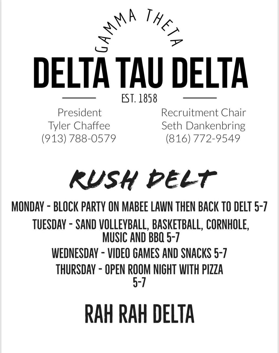 Delta Tau Delta tweet media