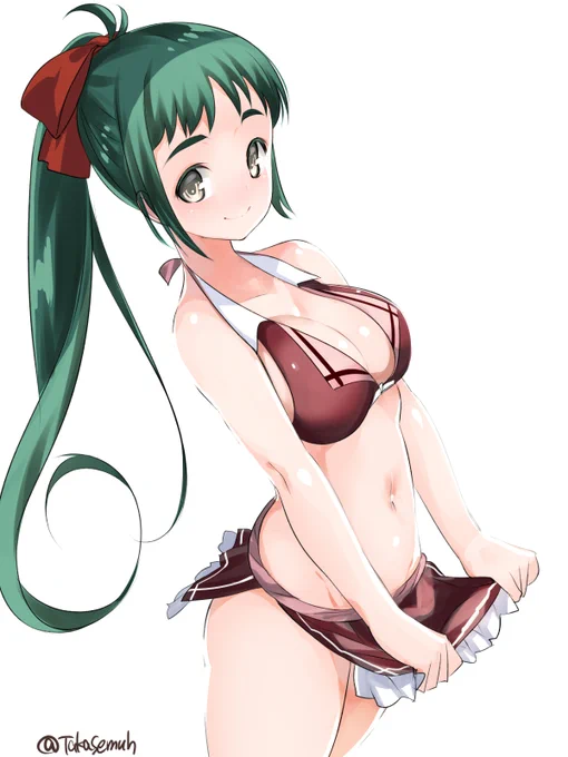 内緒ですよ?

パレオの下を確認させてくれる伊良湖ちゃん
#艦これ版深夜の真剣お絵描き60分一本勝負
#艦これ版真剣お絵描き60分一本勝負_20220813 