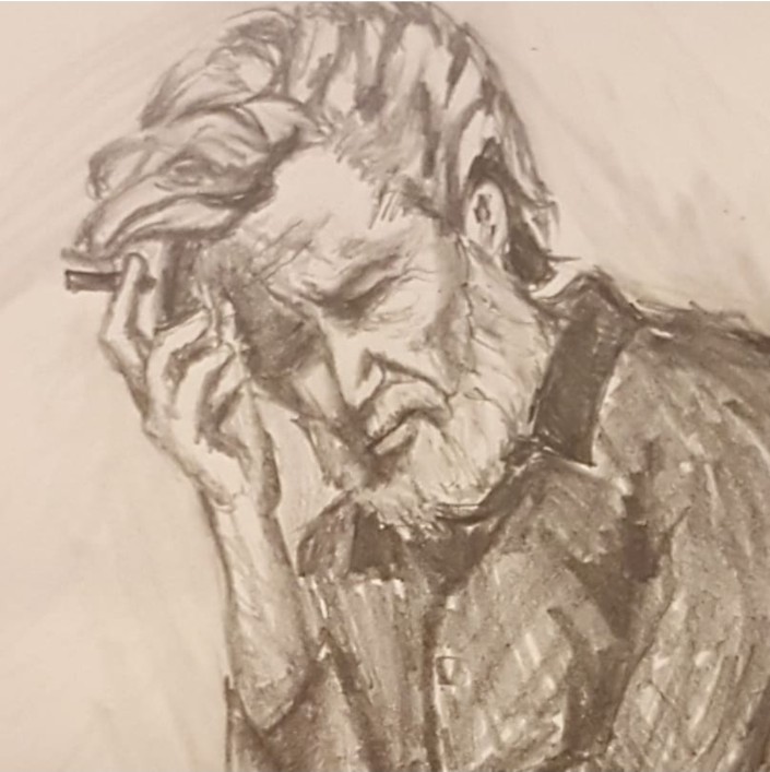 ShiShatli's tweet photo. #art #ArtistOnTwitter #sketch #drawing #regret #nftart #NFTartist #shishatli @ashkar_alia @imadbdiab @LebanonNatures https://t.co/XnDVa2xrBE
