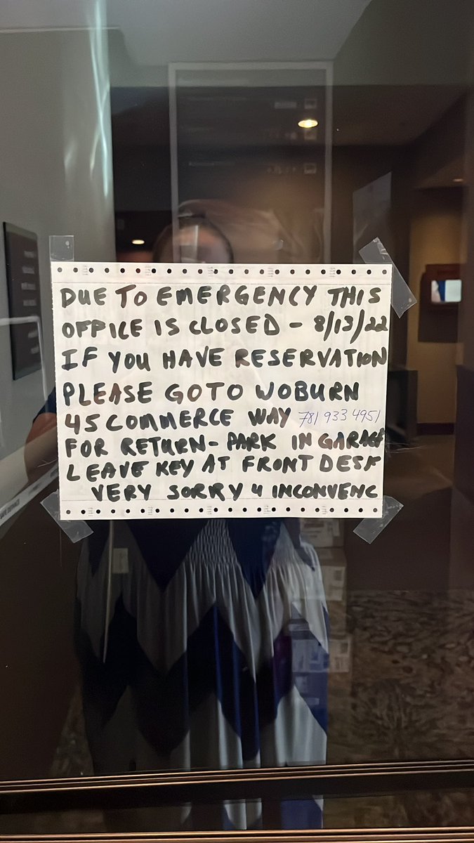 cehardy's tweet photo. Just arrived with our daughter and her wheelchair to pick up a car. We have tour tickets later we’re going to miss because the office is closed and no one got in touch with us @Avis how do we do a 20 min drive with no car?! https://t.co/YhQcHzKU3v
