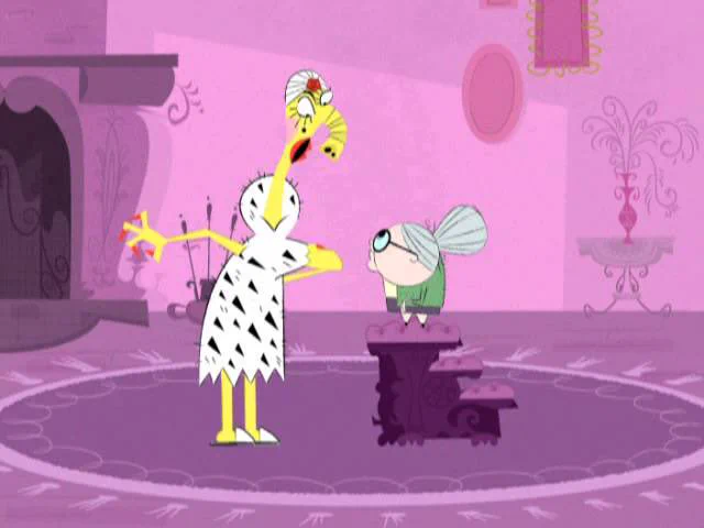 one more thing, this was one of the most CLEVER character designs like Duchess inspired by Picasso's Cubist style the running gag is that she believes she's "a work of art"  and technically she is lols 