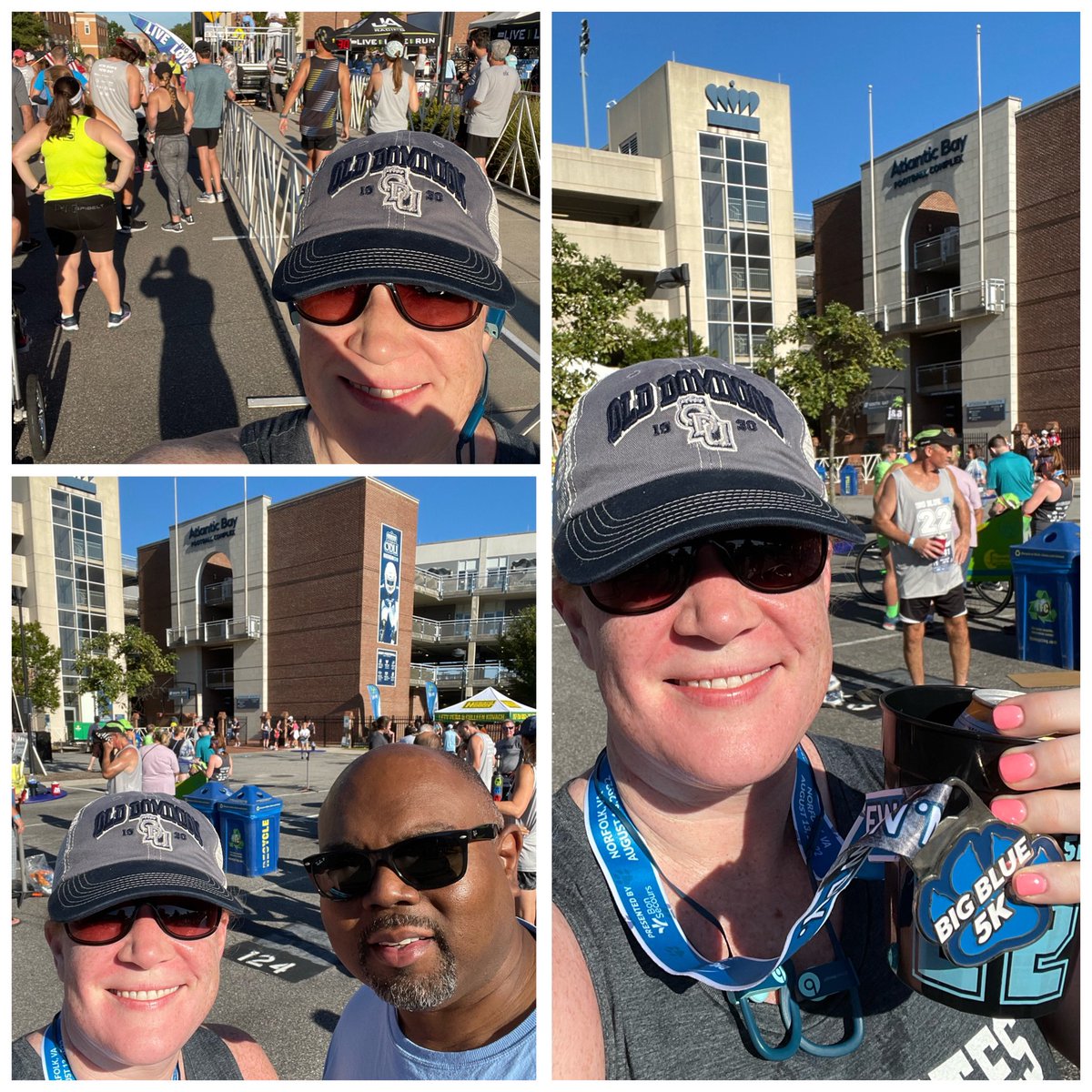KTanner38's tweet photo. Another #bigblue5k in the books with my biggest fan! 5 minutes faster than Sunday!! #run #runner #running #fit #fitness #workout #race #youvsyou #goals #focus #dedication #determination @Monarch_Alum https://t.co/djholT04tq