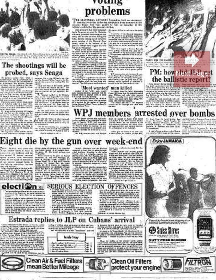 duttylaborite's tweet photo. I WILL REMIND JAMAICA @LambertBrownJa WHAT WAS THE TARGET? TO BE #FIREBOMBED ?
12 leading members of the WPJ was arrested after being caught with cocktail bombs during a predawn raid in Lucea 2 of the 12 members were
Micheal Kelly 30
Lambert Brown 26 Vice President of the WPJ https://t.co/HmFERCDjBb