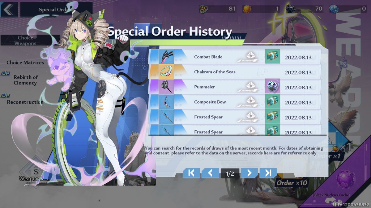 Pretty_Rellos's tweet photo. Not a bad start! #TowerofFantasy #MobileGame https://t.co/y9bWGvQWg5