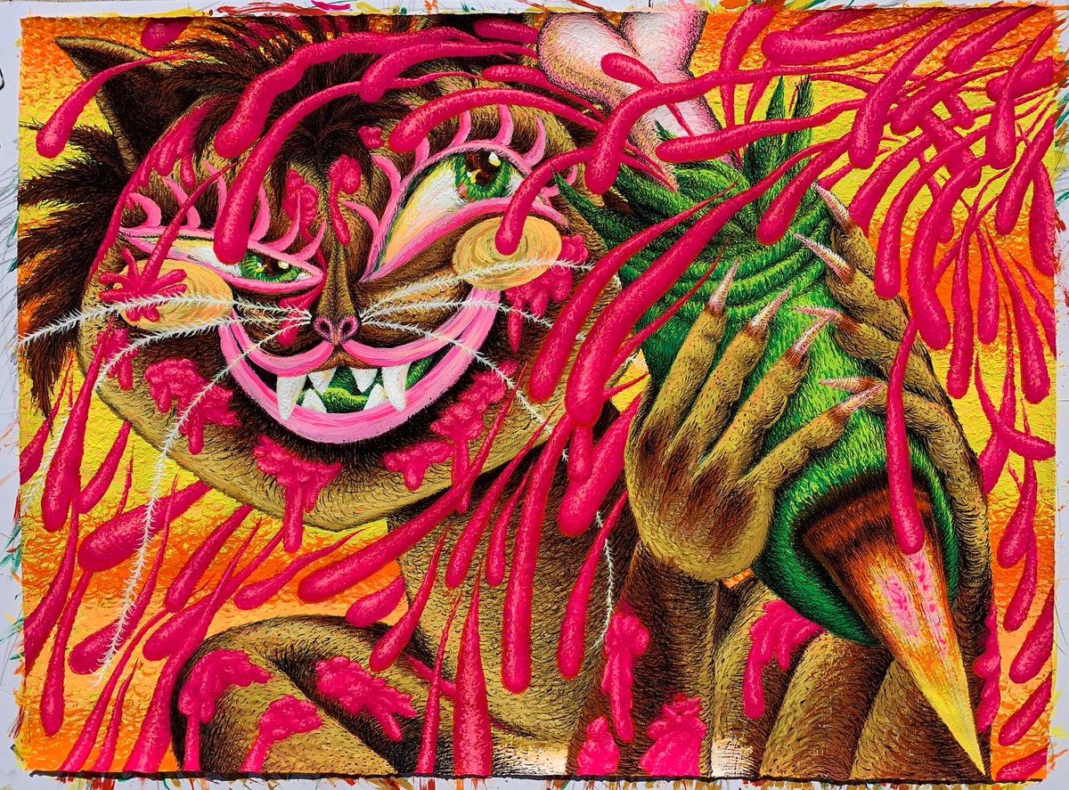 Summertime, acrylic, 76 x 56 cm