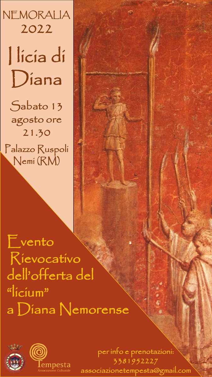 Stasera i #nemoralia a #Nemi