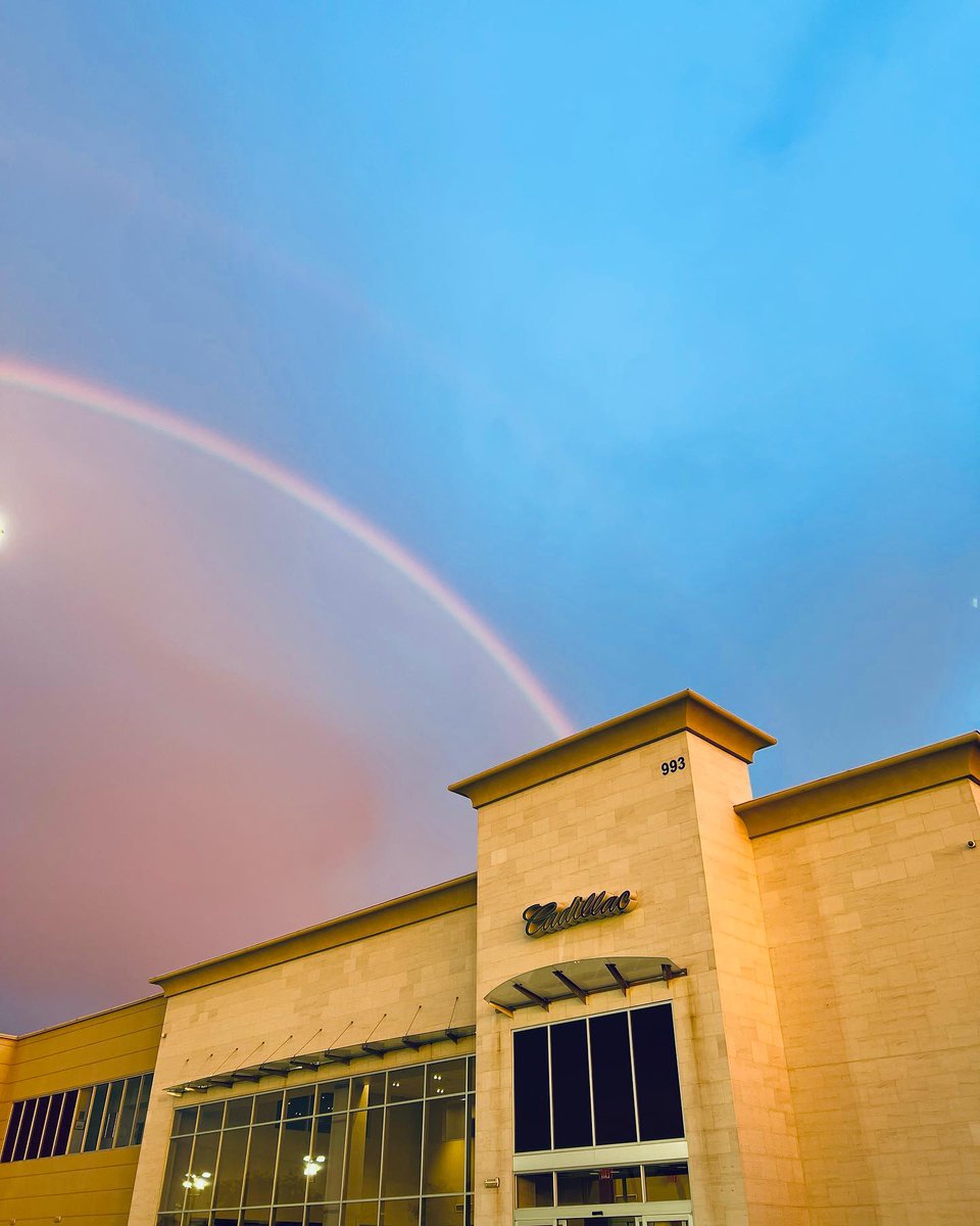 The pot of gold is either at Findlay's @subaruofvegas or at @FindlayCadillac. Maybe both.