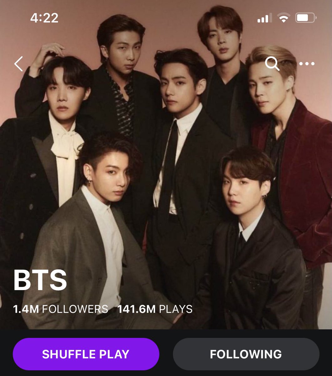 BTSChartEgypt's tweet photo. Most followed and streamed Korean groups on @anghami:
1- @Bts_twt: 1.4 million followers and 141.6 million streams.
2- *********: 498K followers and 32.6 million streams.
#BTS #EgyArmy #ArabArmy https://t.co/qh2CQnO3aB