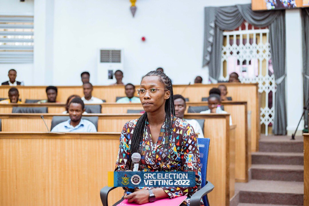 watsuptek's tweet photo. 📍📍SRC ELECTIONS📍📍
Are you a feminist?
“Yes. Because I advocate for the rights of women”, Gilgal responds.
#KNUSTDecides
#ElectionCorner22 https://t.co/csJDxQxaGA