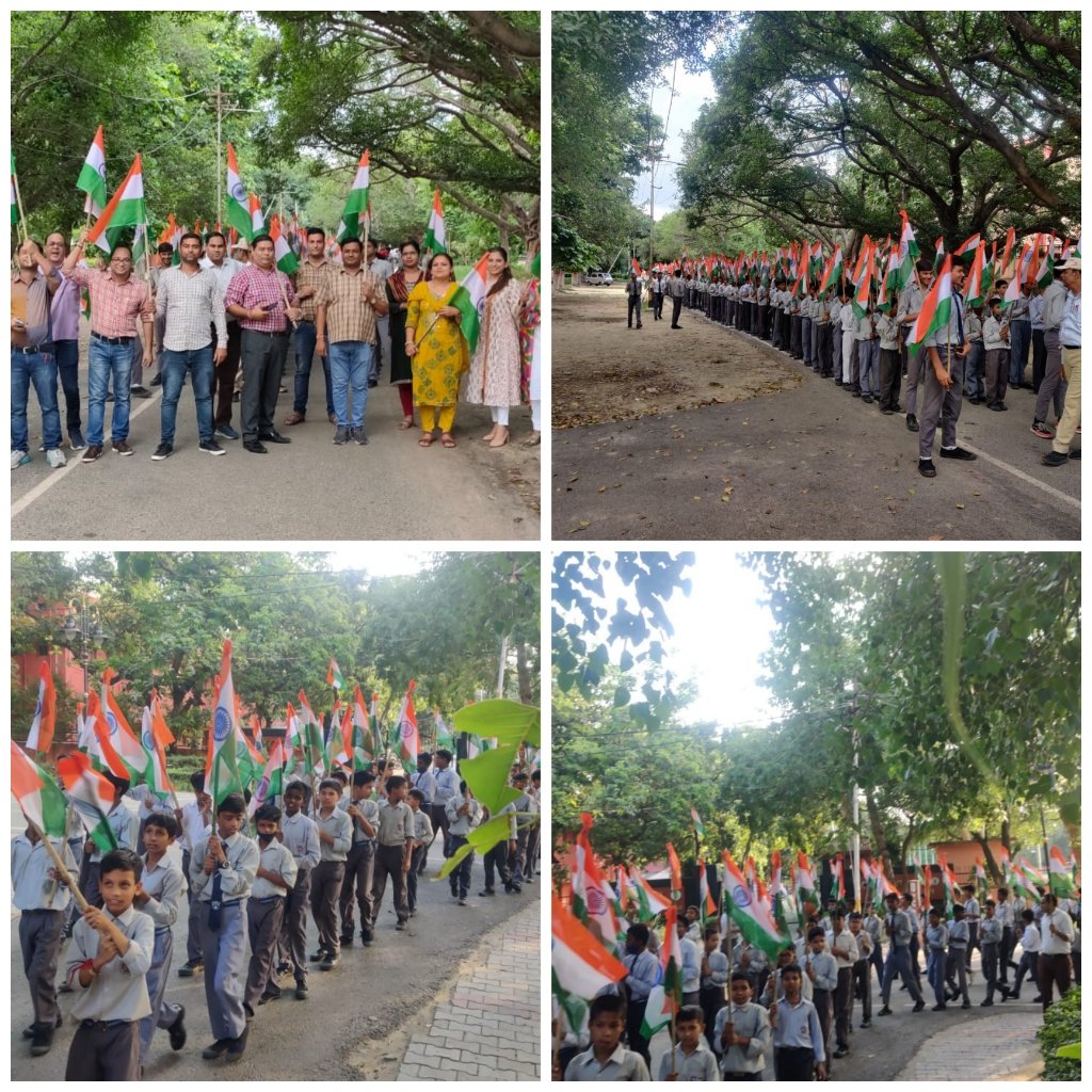 Tiranga Yatra in GBSSS IARI PUSA