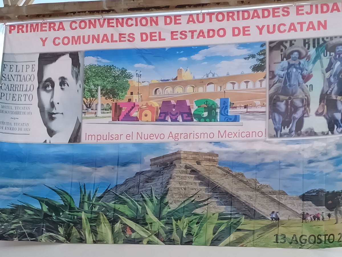 En el marco de la Convención de Autoridades Ejidales y Comunales de #Yucatan rendimos homenaje al Comandante en Jefe #FidelCastro en el 96 aniversario de su natalicio. #FidelPorSiempre #CubaPorLaPaz #Cuba presente con delegación @anap_cuba y @ConsulCuMerida