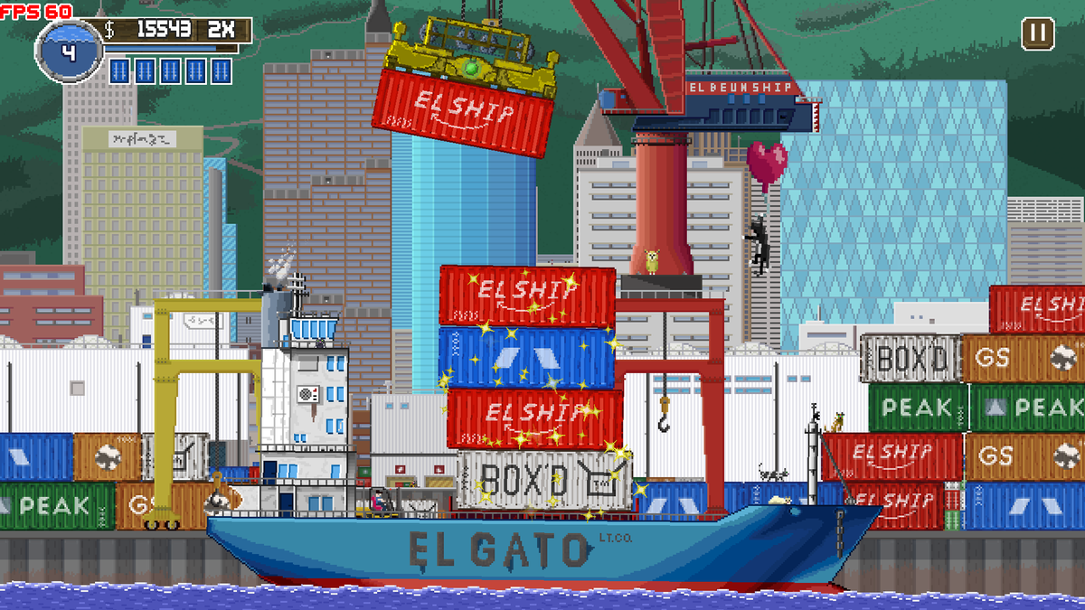 El_GatoPanzon's tweet photo. Can you spot all the cats? #BoatloadGame #GodotEngine #gamedev #indiegame #indiedev #pixelart https://t.co/gmhX6apKrC