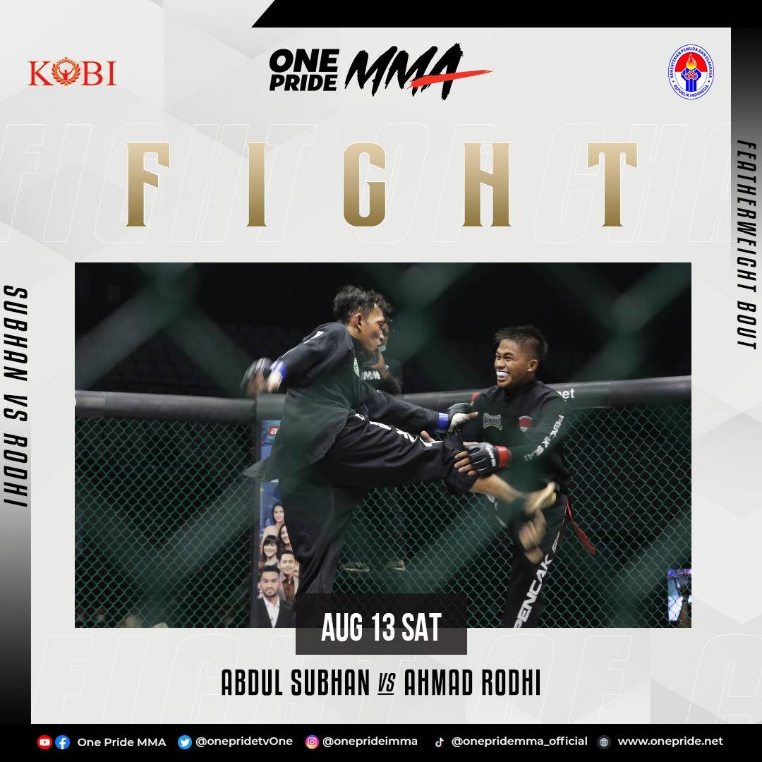 onepride_mma's tweet photo. Abdul Subhan tidak bisa melanjutkan pertandingan! Pesilat Ahmad Rodhi memenangkan pertarungan dengan skor point lebih tinggi
.
#OneprideMMA #OnepridetvOne #FightNight61 #KOBI https://t.co/ZbTKd3iwgj