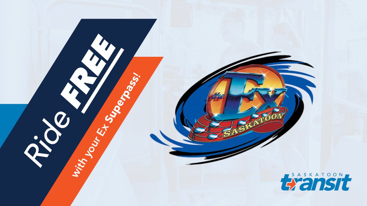 cityofsaskatoon's tweet photo. If you plan to take @StoonTransit 🚌 to &amp; from the @SaskatoonEx 🎯on Sunday night, service is extended with 3 special routes from the Exhibition loop on the west side of Lorne Ave, just south of Ruth St.
Plan your trip: @transitapp
GO: https://t.co/WxDIzLEKOQ 
#YXE #SaskatoonEX https://t.co/hm9dNJ2js0