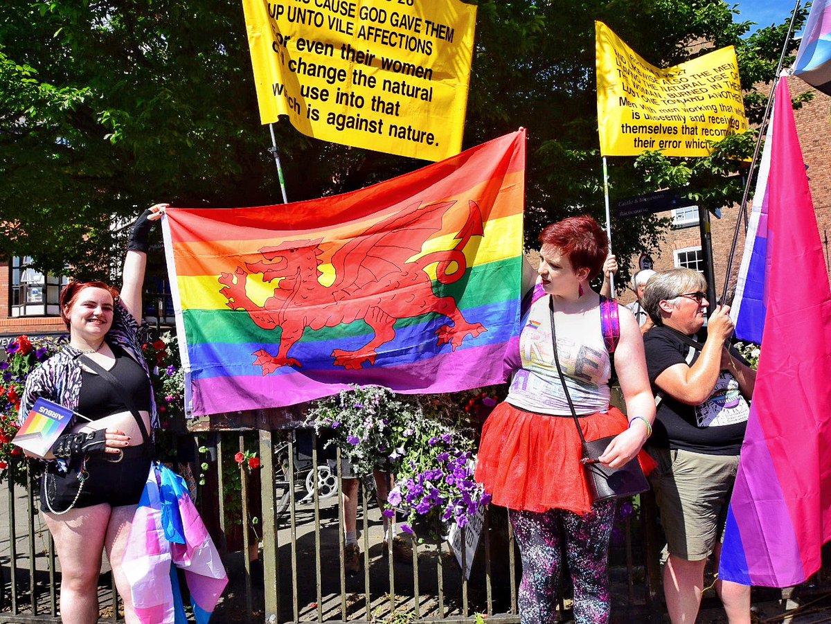 <a href="/ChesterPride/">Chester Pride</a> silencing the #religious #homophobic #bigotry today at #ChesterPride well done everyone,love you all,I had a great day with wonderful people,enjoy the rest of the night. @KatieBookQueen